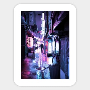 Japanese street neon Sticker